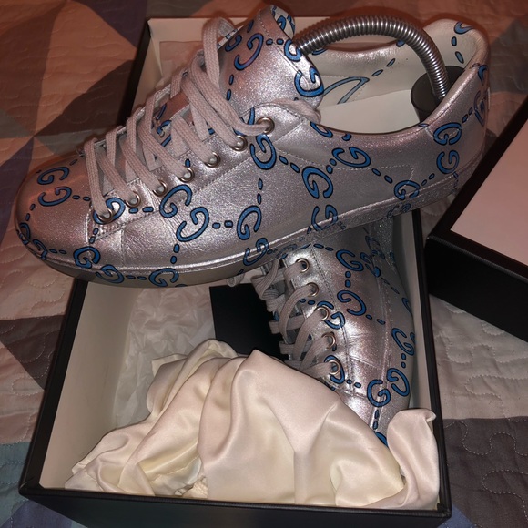 Gucci GG Print Ace Sneakers - Picture 2 of 2
